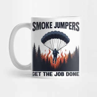 Wildland Firefighter Smokejumpers Thin Red Line Forest Fire Mug